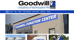 Desktop Screenshot of goodwillnepa.org