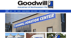 Desktop Screenshot of goodwillnepa.com